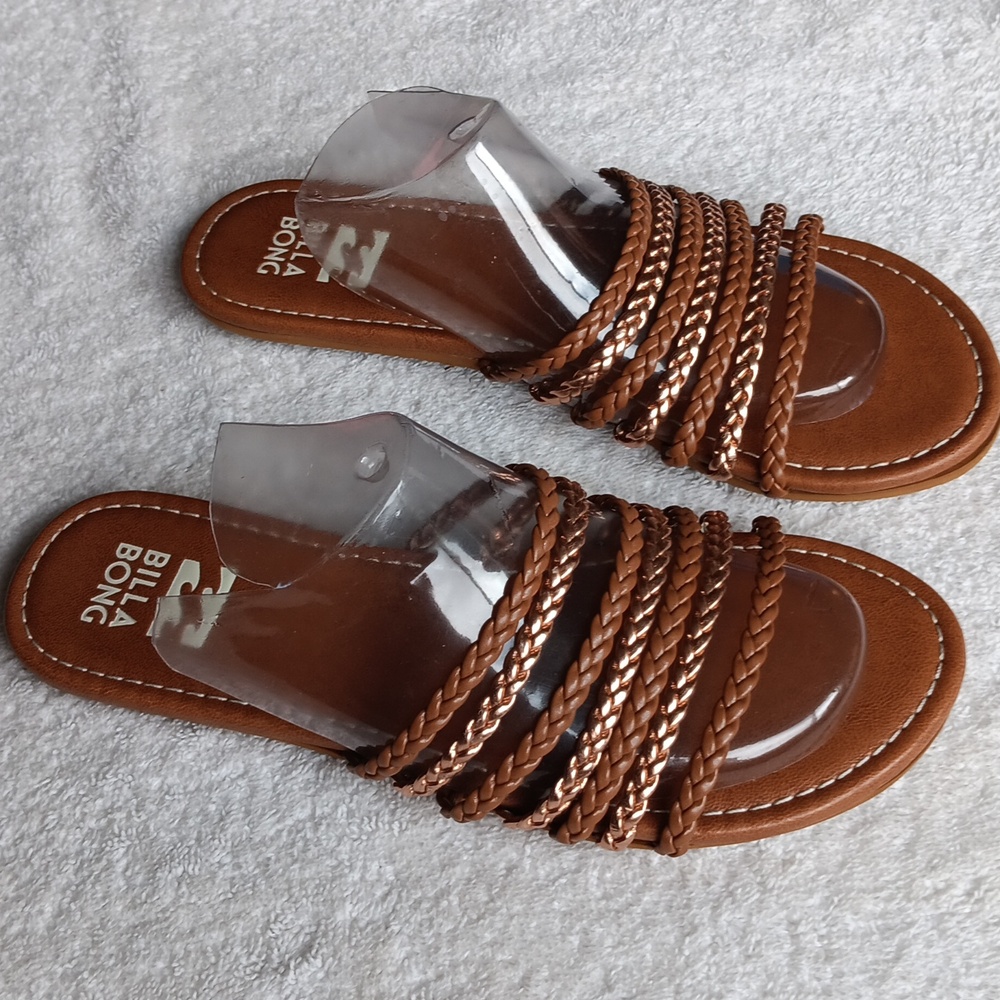 NWT Billabong Shoreline Braided Sandals